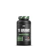 A container of Redcon1's 11 BRAVO supplement, which is a natural anabolic product made of phosphatidic acid.