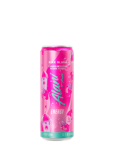 A can of Alani NU Energy Drink in Pink Blush flavor. The can is predominantly pink with branding and flavor text in white and green.