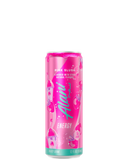 A can of Alani NU Energy Drink in Pink Blush flavor. The can is predominantly pink with branding and flavor text in white and green.
