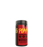 A container of PUMP Insane Pump Supplement with red and black label featuring yellow text.