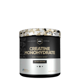 A container of REDCON1 Creatine Monohydrate in black and white packaging with camouflage design.
