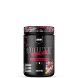 A container of REDCON1 TOTAL WAR BLACK OPS extreme pre workout powder.