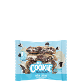 Packaging of Protein Cookie - 12 Pack showing the cookies and the text indicating 18g protein per cookie.