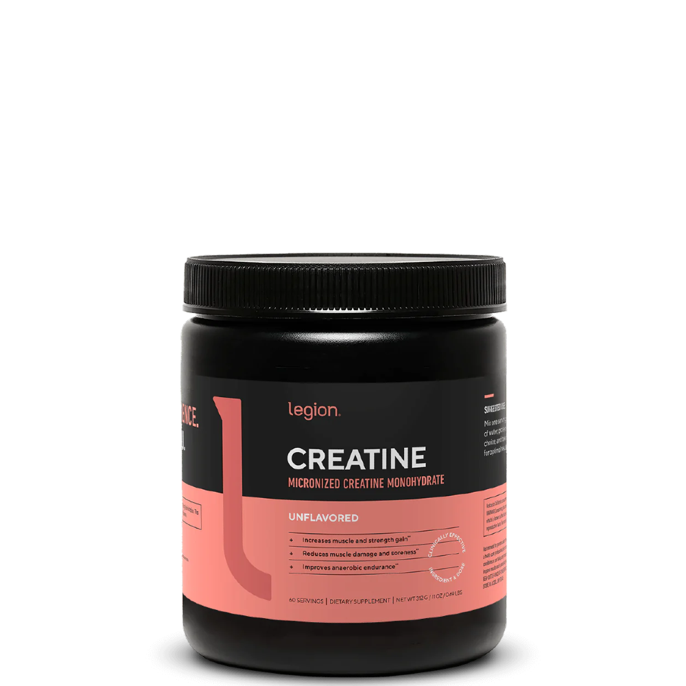 Fast-dissolving creatine powder for strength and recovery