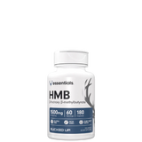A bottle of Bucked Up HMB (hydroxy γ methylbutyrate) capsules with 180 capsules inside, each containing 1500mg of the supplement.