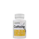 A bottle of Bucked Up Caffeine supplement with 200mg of energy, against a white background.