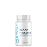 A bottle of Revive Blood Pressure supplement, which is designed to support healthy blood pressure levels and cardiovascular health.