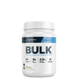 A container of Transparent Labs Bulk Pre-Workout supplement, which is a white jar with blue and silver labeling.