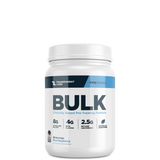 A container of Transparent Labs Bulk Pre-Workout supplement, which is a white jar with blue and silver labeling.