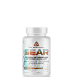 A bottle of Core Nutritionals' SEAR supplement, which is described as a non-stimulant thermogenic and recomp agent.