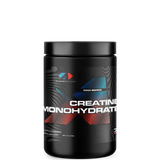 A container of Creatine Monohydrate supplement from Alchemy Labs.