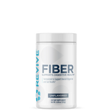 A container of Revive Supplements Fiber powder,Unflavored, designed to support digestive health.