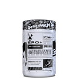 A container of AfterDark EPO+ with labeling that includes a rabbit logo, barcode, and text related to the product instructions and dietary information.