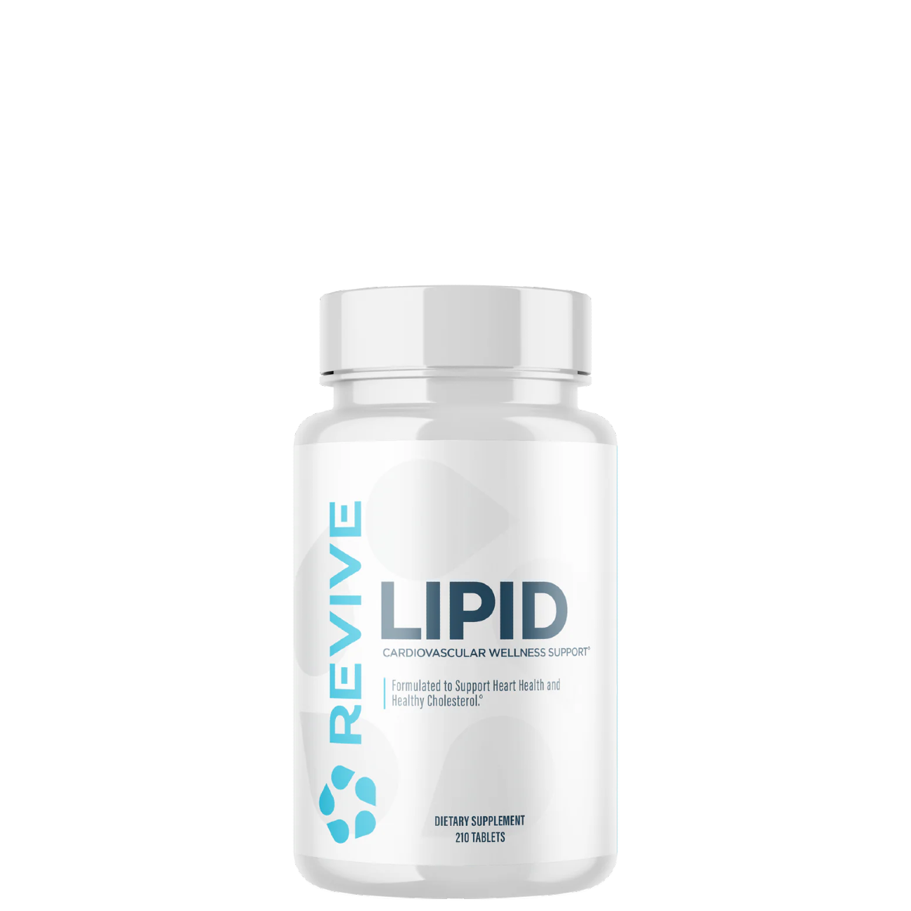 A bottle of Revive Supplements Lipid, a dietary supplement designed to support healthy cholesterol levels.