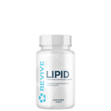 A bottle of Revive Supplements Lipid, a dietary supplement designed to support healthy cholesterol levels.