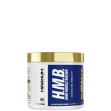 A container of Magnum Supplements Hard Muscle Builder, a dietary supplement for lean muscle retention.