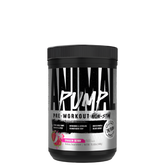 A container of Animal Pump Non-Stim pre-workout supplement with a black and pink label, indicating the product is for muscle pump and vascularity support.