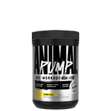 A container of Animal Pump Non-Stim pre-workout supplement with a black and pink label, indicating the product is for muscle pump and vascularity support.