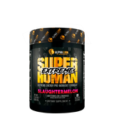 Close-up of powder mixing in shaker bottle mid-scoop