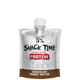 Protein snack box displayed with open pouches and contents