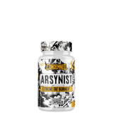 A container of 'Condemned Labz Arsynist' extreme fat burner supplement, which contains 60 capsules for weight loss.