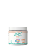 A container of Alani Nu Creatine Monohydrate powder with a white label featuring the brand logo and product information.
