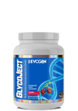 A container of GlycoJect Super Carb by Evogen Nutrition with a watermelon slice image on the label.