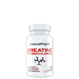 A bottle of Creatine Hydrochloride supplement by InnovaPharm with 90 capsules.