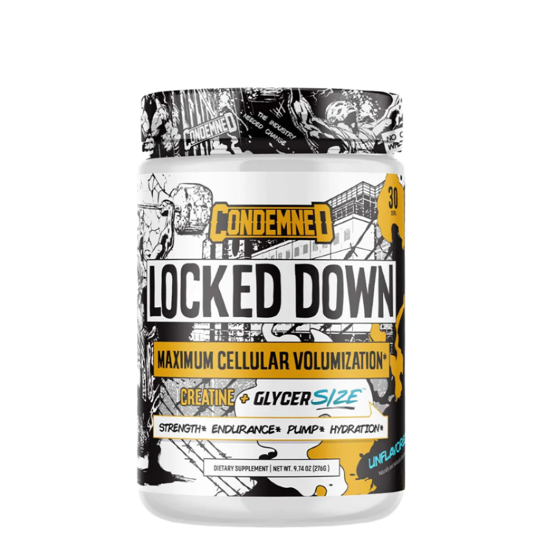 Locked Down hydration & pump supplement by Condemned Labz
