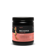 Athlete drinking Recharge after a workout