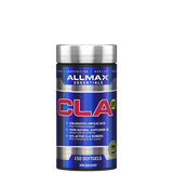 A container of ALLMAX CLA 95 softgels, which is a dietary supplement for weight loss.