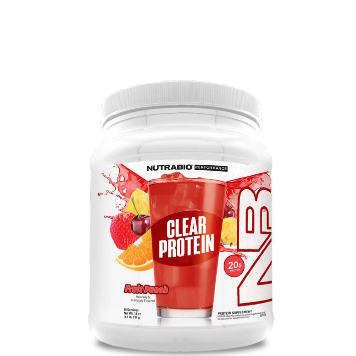 NutraBio Clear Whey Protein Isolate Powder