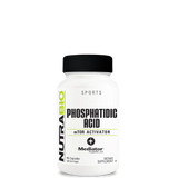 A bottle of NutraBio Phosphatidic Acid (Mediator) supplement with 500mg per capsule, designed for supporting muscle health and wellness.