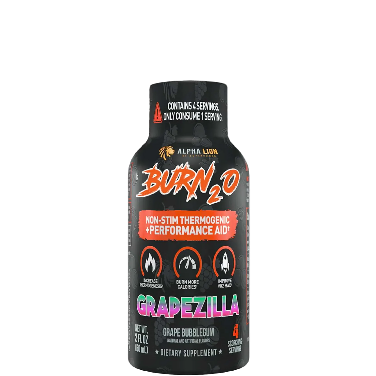 Burn2o Fiery Punch- 2 fl oz. (4 Servings)