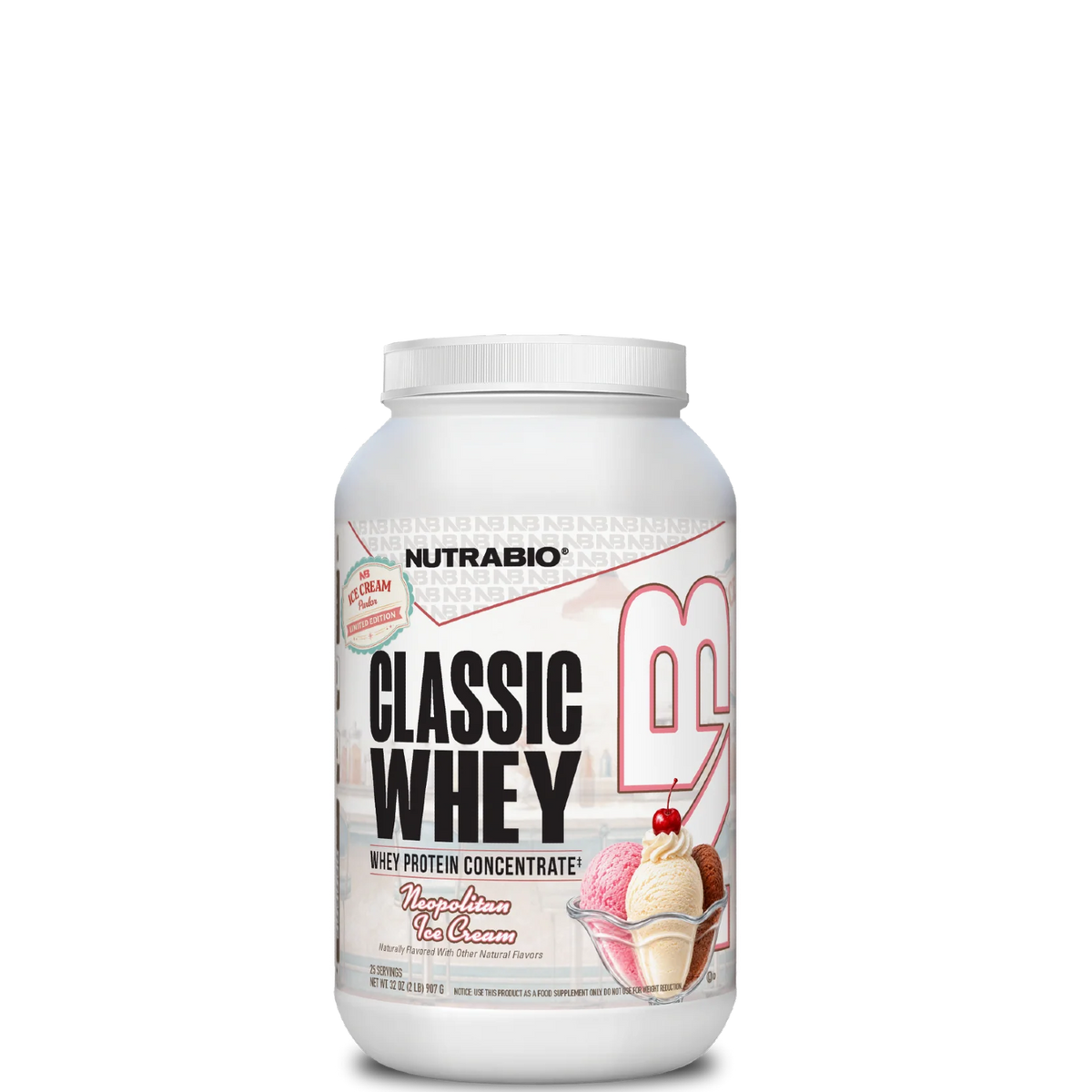 Nutrabio Classic Whey Protein Concentrate Powder