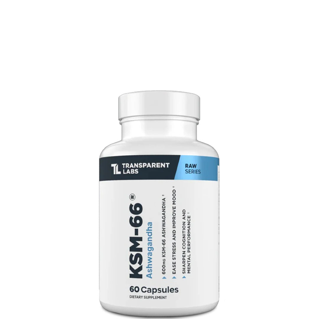 Transparent Labs KSM-66 Ashwagandha 60Caps