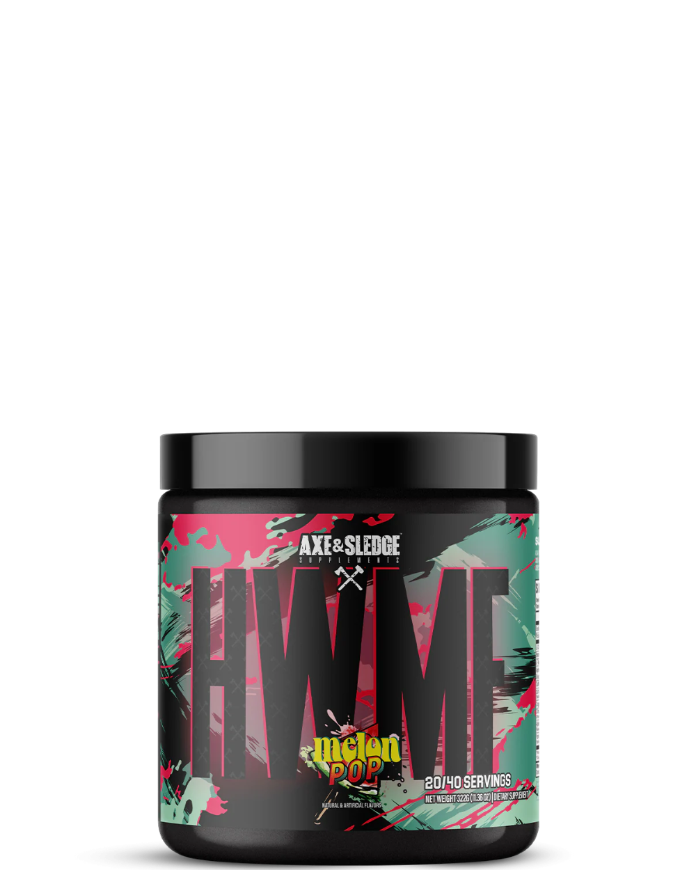 HWMF Pre-Workout Supplement – Flavored Powder with Caffeine, Amino Acids & Choline – 30 Servings