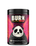 Panda Burn Max Pre-Workout Powder – Blue Razz Rock Candy – 350mg Caffeine
