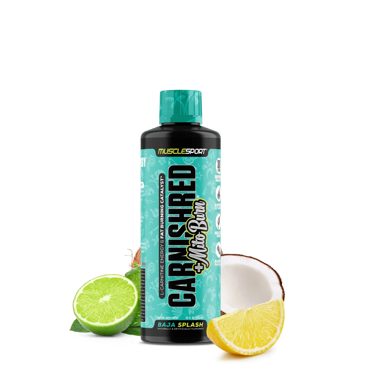 CarniShred®+ Mitoburn® 16oz Liquid - Non Stim Metabolism Support
