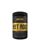 A container of 5% Nutrition Beet Root powder in Fruit Punch flavor.