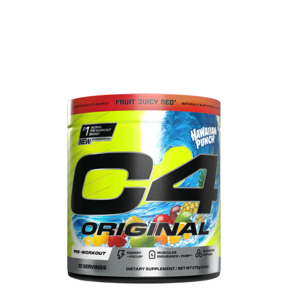 C4 Original Flavored Drink Mix – Bubble Yum with Caffeine and Amino Acids
