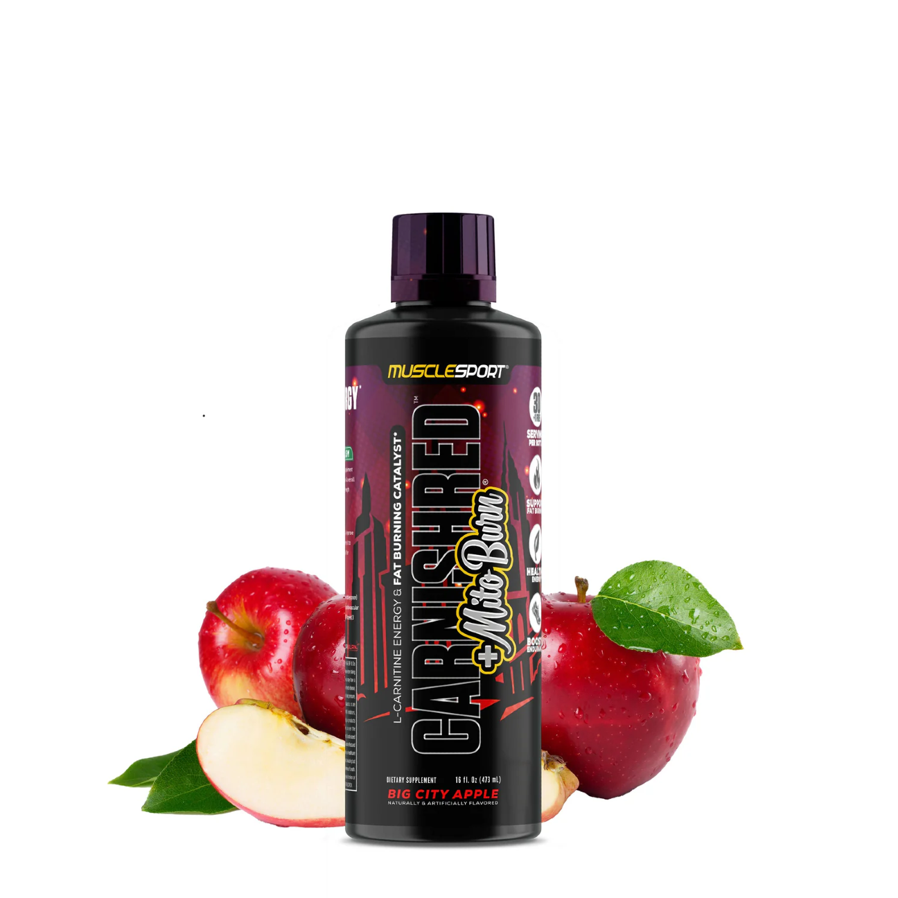 CarniShred®+ Mitoburn® 16oz Liquid - Non Stim Metabolism Support