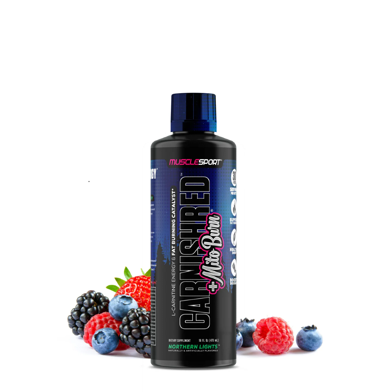 CarniShred®+ Mitoburn® 16oz Liquid - Non Stim Metabolism Support