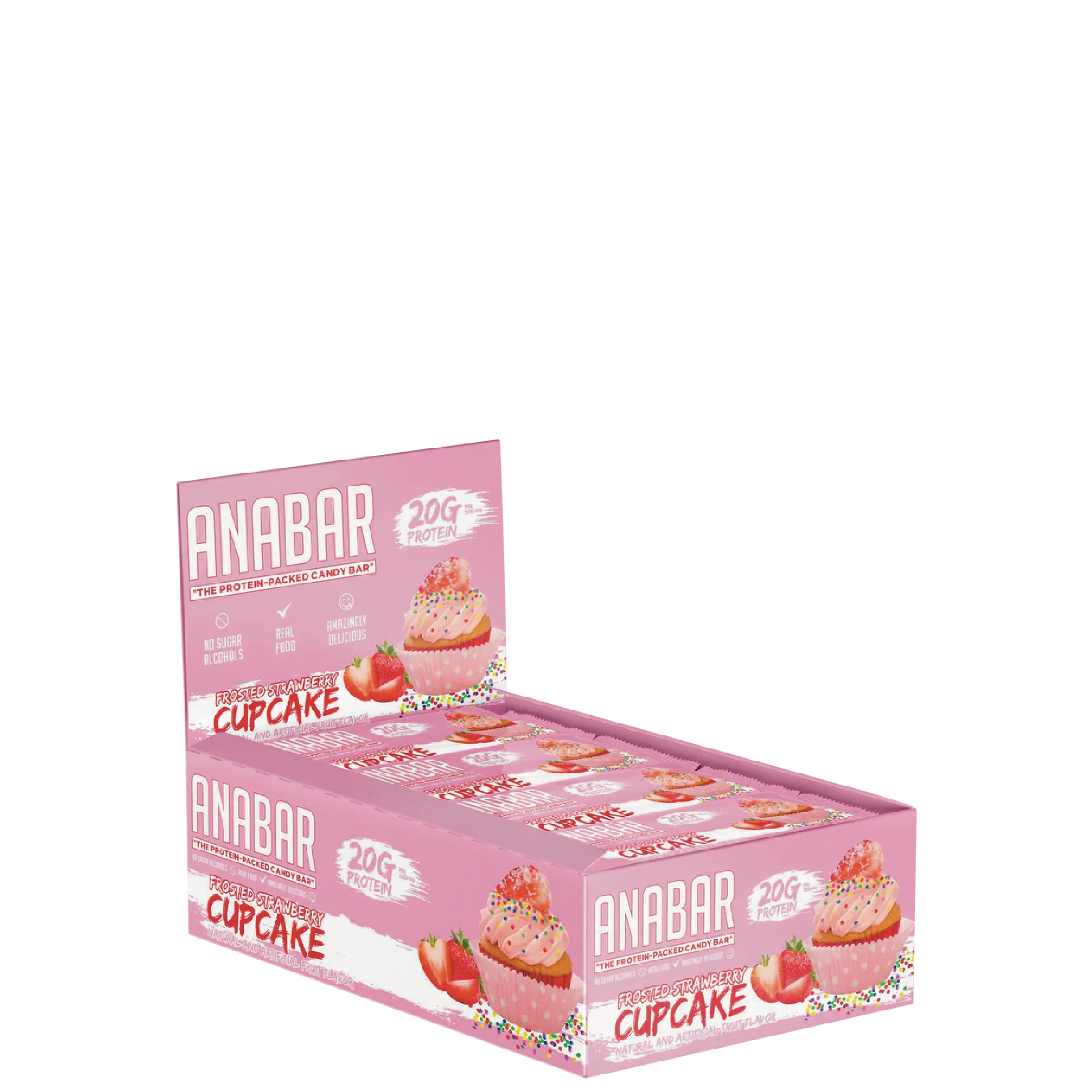 Anabar Cinnamon Swirl protein bar – front label