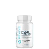A bottle of Revive Multi Vitamin supplement with a white label and blue accents.
