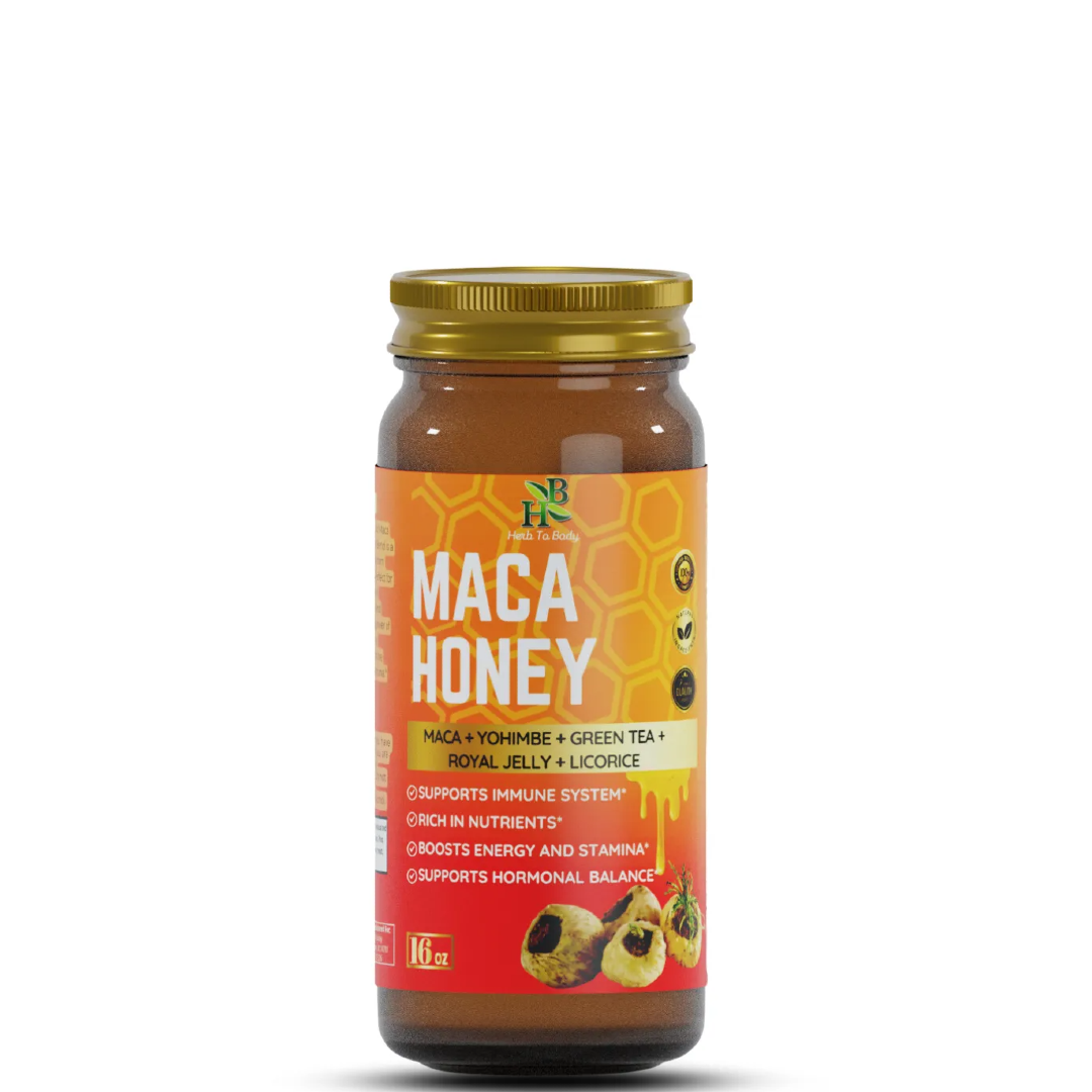 Raw Maca Root Honey 16oz