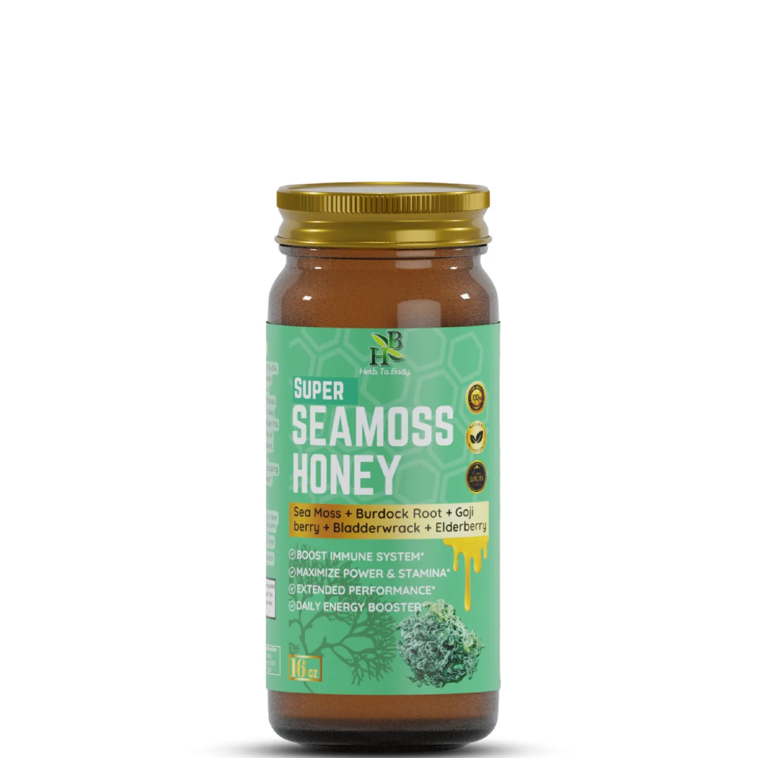 Raw Super Sea Moss Honey 16oz