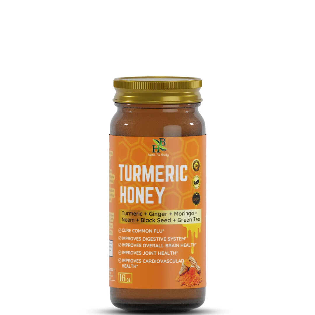 Raw Turmeric Honey 16oz