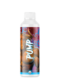 A bottle of PUMP - Liquid Glycerol by PANDA SUPPS with a graphic design featuring a muscle bound individual.
