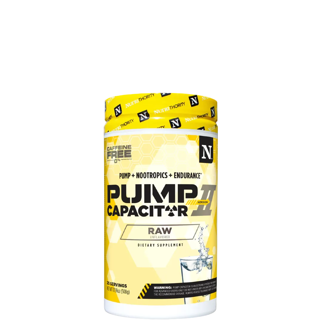 Nutrithority Pump Capacitor Non-Stimulant Sugar-Free Pre Workout